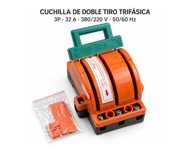 CUCHILLA DOBLE TIRO TRIFASICA 32V