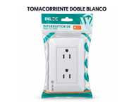 TOMA CORRIENTE BLANCOS DOBLES