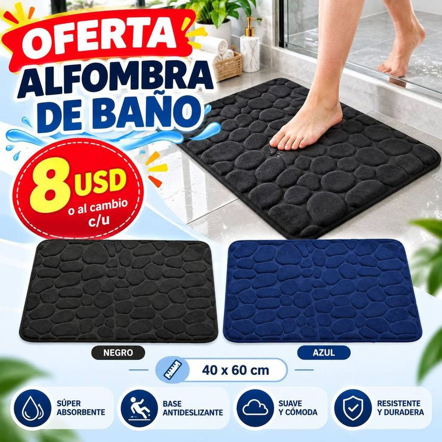 Alfombra de baño 40 × 60 cm