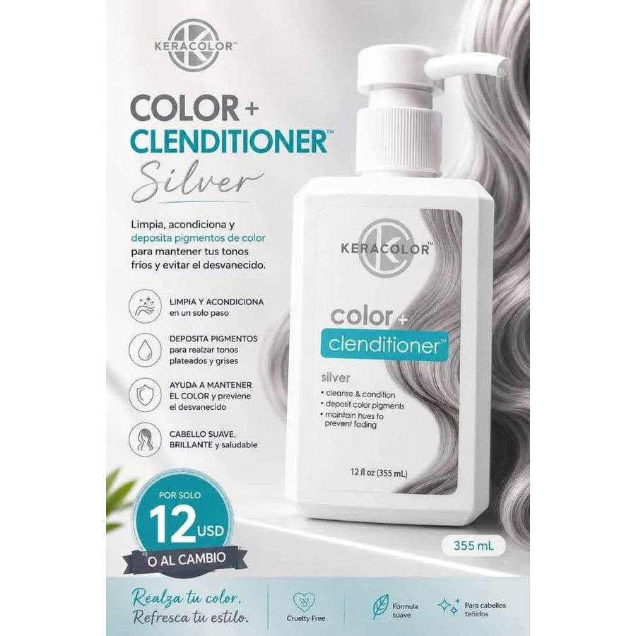 Keracolor Clenditioner Silver 355 ml