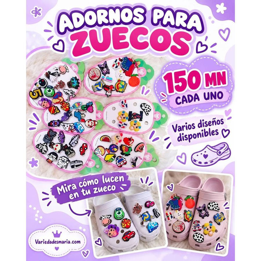 ADORNOS PARA ZUECOS