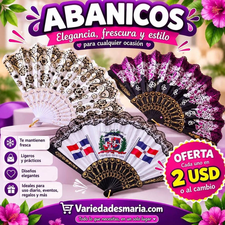 Abanicos decorados
