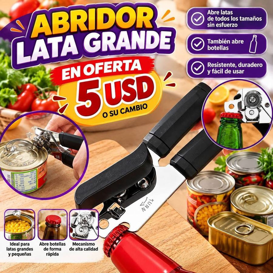 Abrelatas grande