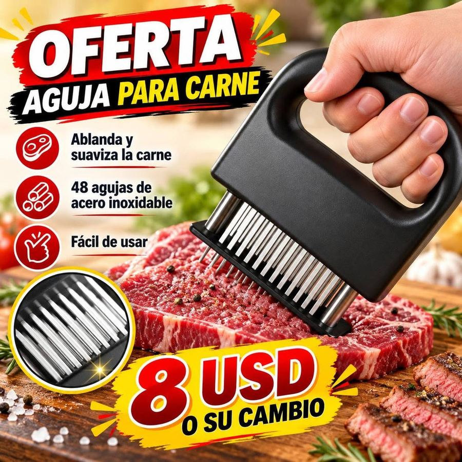 Ablandador de carne negro