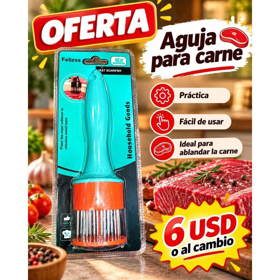 Ablandador de carne turquesa