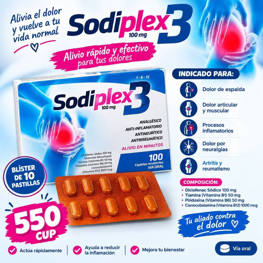 Sodiplex 3 blíster