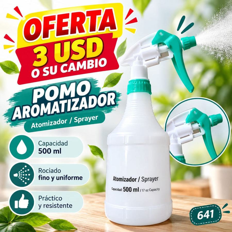 Pomo atomizador blanco 500 ml