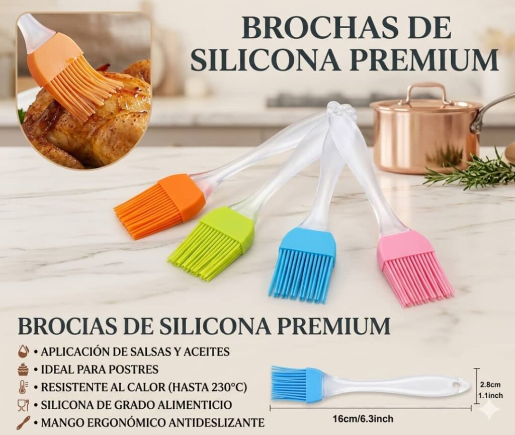 BROCHA SILICONA CHICA TEMU