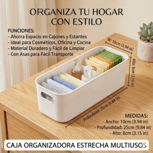 CAJA ORGANIZADORA ESTRECHA MULTIUSOS