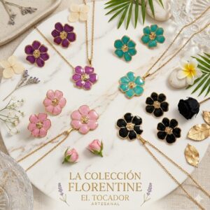 SET CADENA + ARETES ACERO