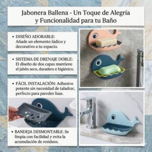 JABONERA EN FORMA DE PEZ