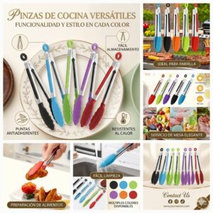 PINZAS PEQUEÑAS DE SILICONA