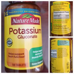 POTASSIUM GLUCONATE (100 tabletas)