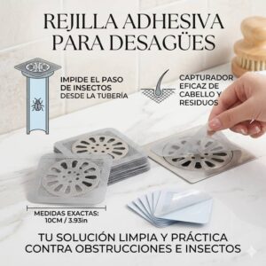 REJILLA ADHESIVA PARA DESAGÜES