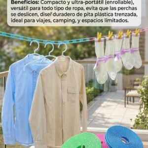 TENDEDERA PORTÁTIL DE VIAJE