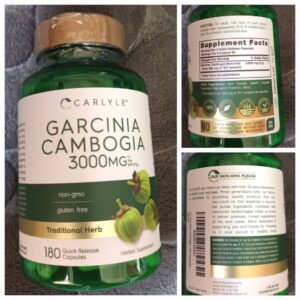 GARCINIA CAMBOGIA 3000 MG (180 tabletas)