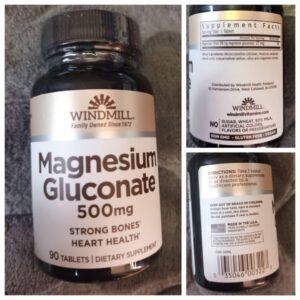 MAGNESIUM GLUCONATE 500 MG (30 tabletas)