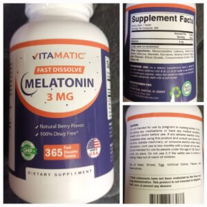 MELATONIN 3MG (365 tabletas)