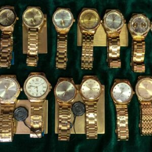 RELOJ ACERO INOXIDABLE CON PIEDRAS