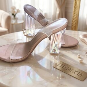 TACONES TRANSPARENTES ALTOS