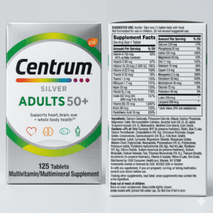 CENTRUM SILVER ADULTO 50+(125 Tabletas)