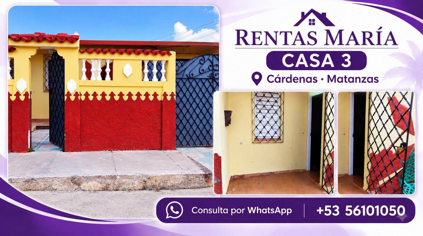 Casa 3 · Ejemplo de Rentas María