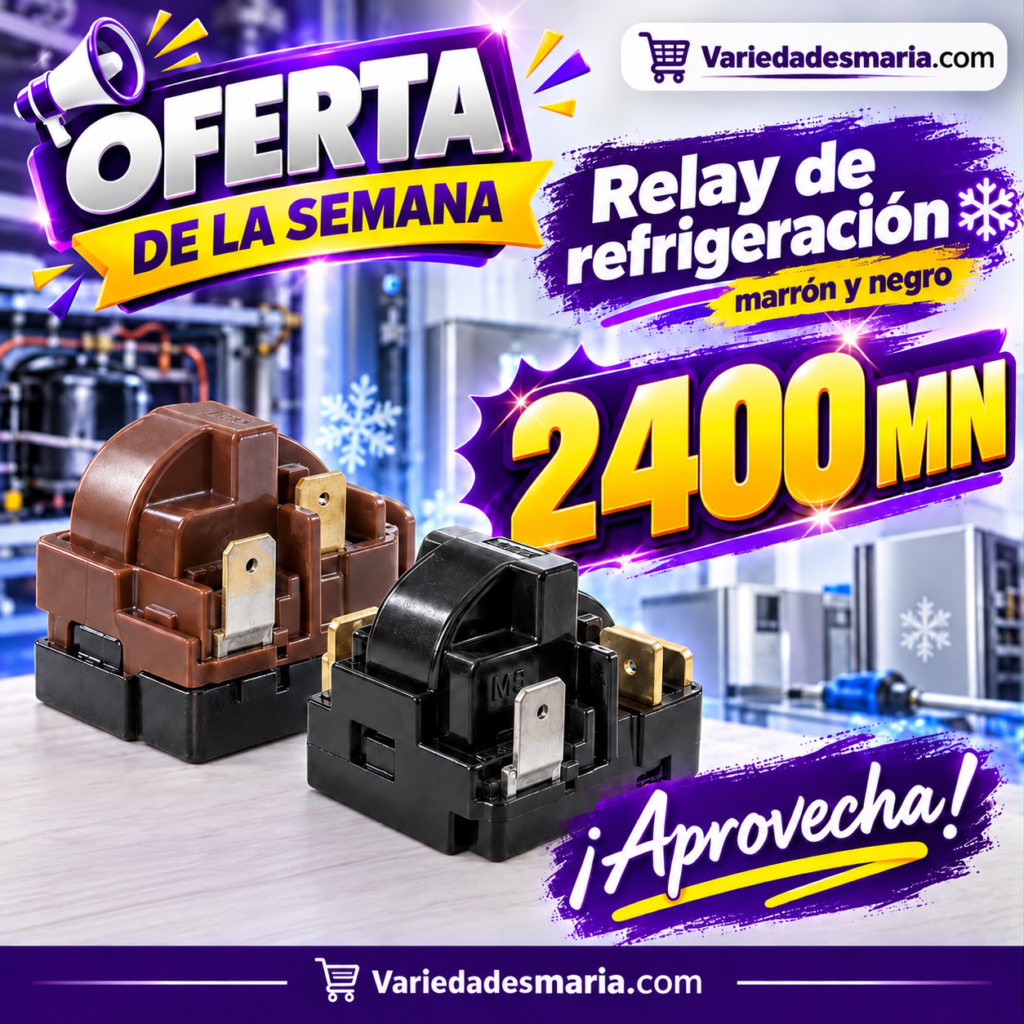 RELAY REFRIGERADOR MARRON/NEGRO